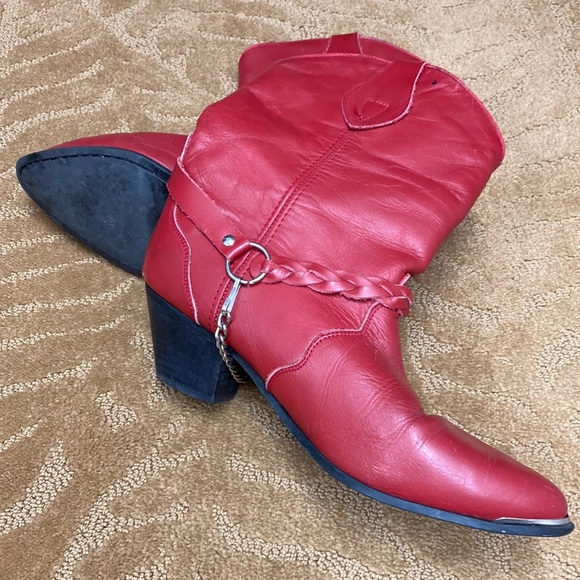 Oak tree farms Shoes - OAK TREE FARM Red Boots